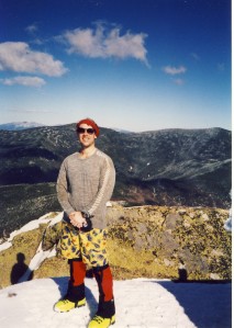Bob on Mt. Garfield, March 15, 1995